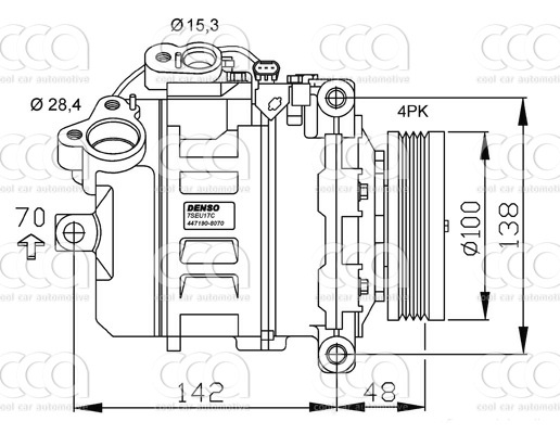 Compressor PW-AG-OR Origineel Compr. Orig. BMW 3 serie 3.0 D
