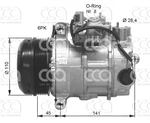 Compressor PW-AG-OR kopie Compr. Kopie MB W204 / W212 /pers recht