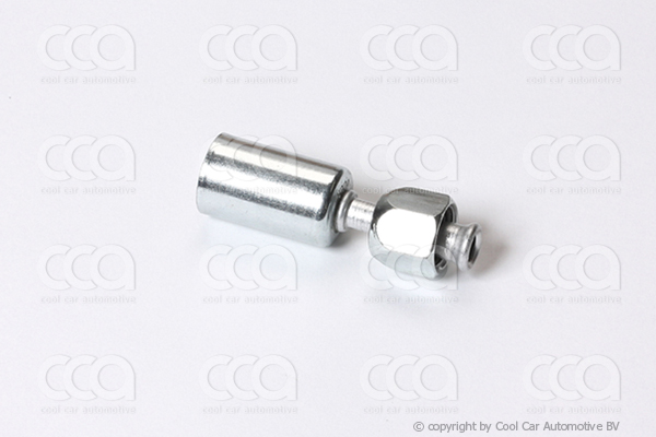 Fittingen / Compr. fittingen - adapters Fitting Female Flare 0 gr  6 - 6 alu.