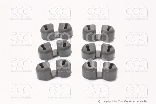 Koppelingsplaat / hub Rubber demper Denso 6SE/7SE (6 stuks)