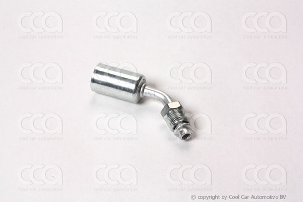 Fittingen / Compr. fittingen - adapters Fitting MOR 45 gr 6 - 6 aluminium