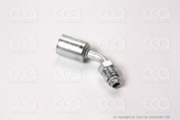 Fittingen / Compr. fittingen - adapters Fitting MOR 45 gr 8 - 8 aluminium