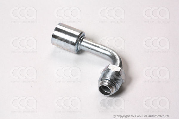 Fittingen / Compr. fittingen - adapters Fitting MOR 90 gr 12 - 12 staal