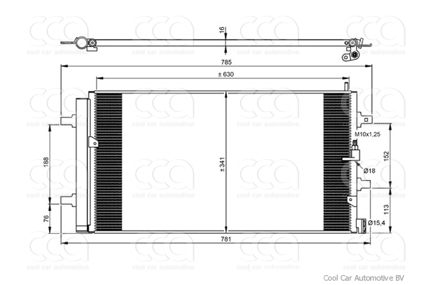Condensers PW Condenser Audi A6 2.0 TFSI Hybrid 11>