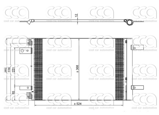 Condensers PW Condenser Citroen C4 Picasso 2013