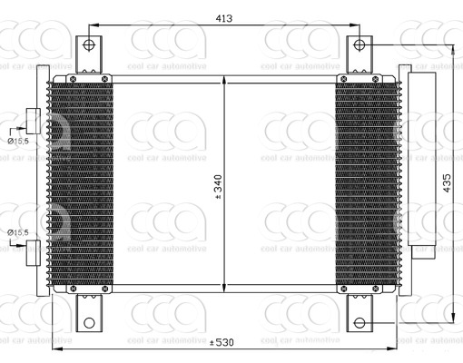 Condensers PW Condenser Fiat Ducato 02-06