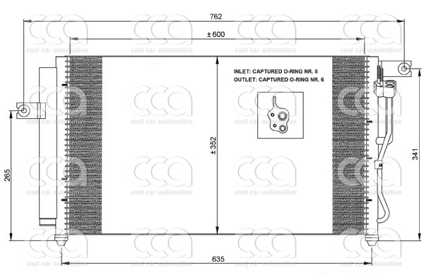 Condensers PW Condenser Hyundai Accent (MC) Benzine