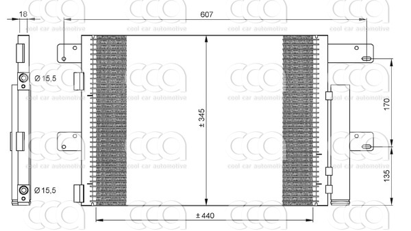 Condensers PW Condenser Iveco Eurocargo