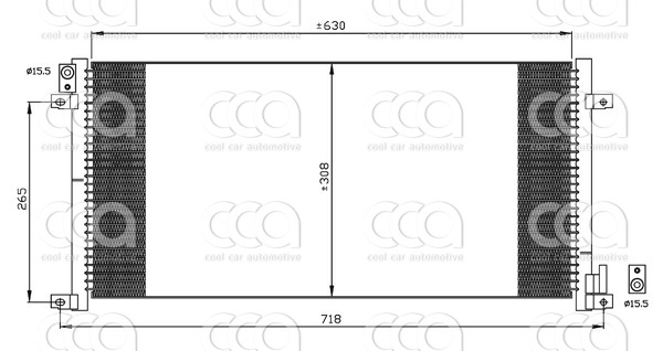 Condensers PW Condenser Iveco Daily 35C  (99-03)