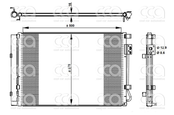 Condensers PW Condenser Kia Rio 2011>