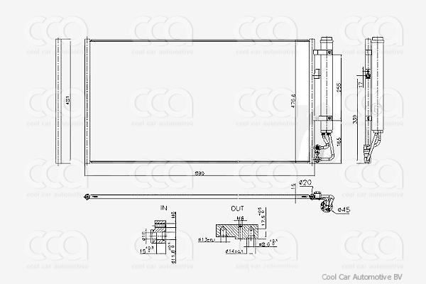 Condensers PW Condenser Mercedes Sprinter B907/910 18>
