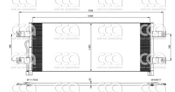Condensers PW Condenser Mercedes Actros 2013-