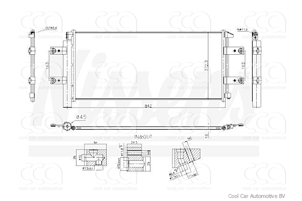 Condensers PW Condenser Mercedes Actros 11>
