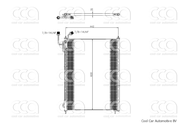 Condensers PW Condenser Mercedes Axor 02>