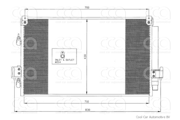 Condensers PW Condenser Mitsubishi Space Wagon 2.0
