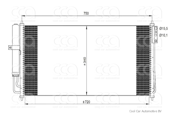 Condensers PW Condenser Nissan Maxima 3.5 04>
