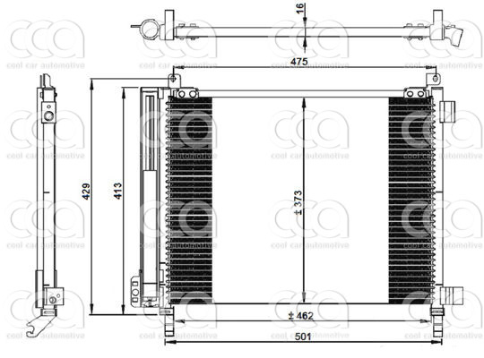 Condensers PW Condenser Nissan Micra IV (K13) 10>