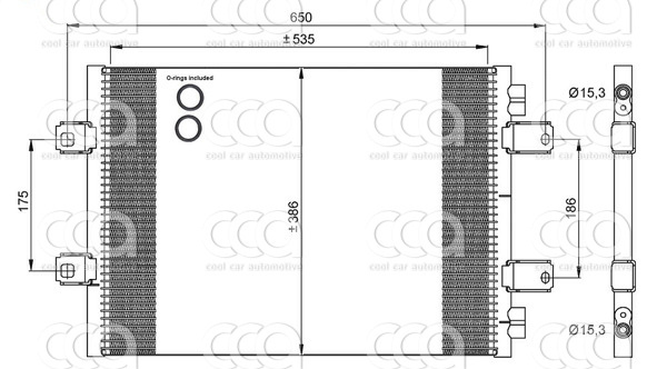 Condensers PW Condenser Renault Mascott Truck