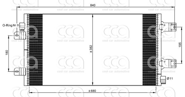 Condensers PW Condenser Ren Master III 2.5 DCi 06>