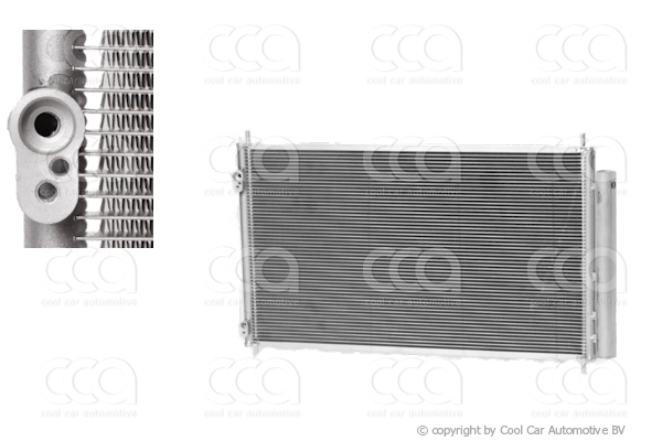 Condensers PW Cond Toy. Yaris Hybrid 11> leiding vert.