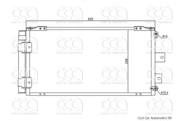 Condensers PW Condenser Toyota Corolla (_E11_) 00-02