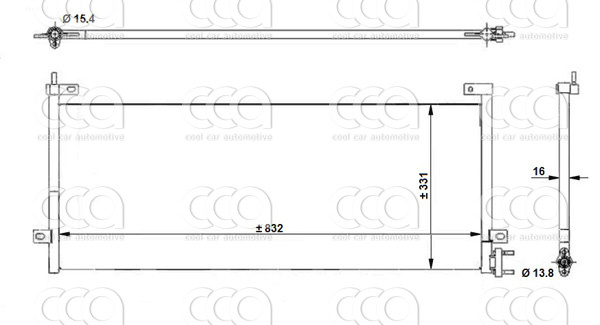 Condensers PW Condenser Volvo FH II 13-