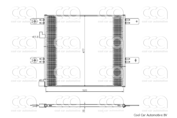 Condensers PW Condenser Volvo FE II /Renault C/D serie