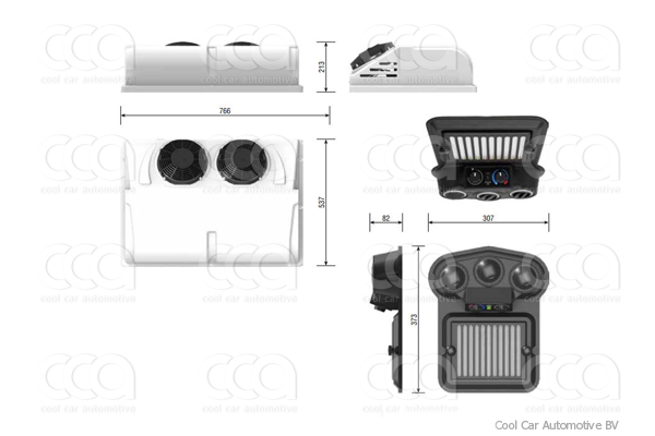 Verdampers Dakunit SEA Pataca 3kW - 80V