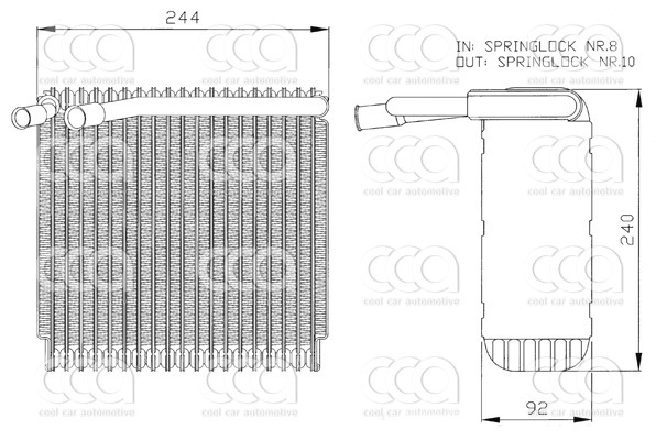 Verdampers Verdamper Volvo 850