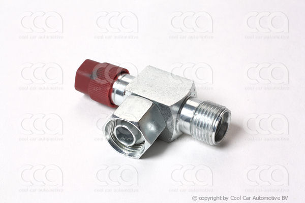 Fittingen / Compr. fittingen - adapters Fitting 8   90 gr.  FOR - MIO + R134a