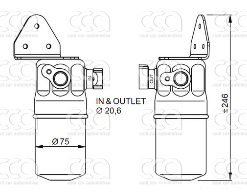 Droger / accumulator Accumulator Audi A8 (4E_) Benzine