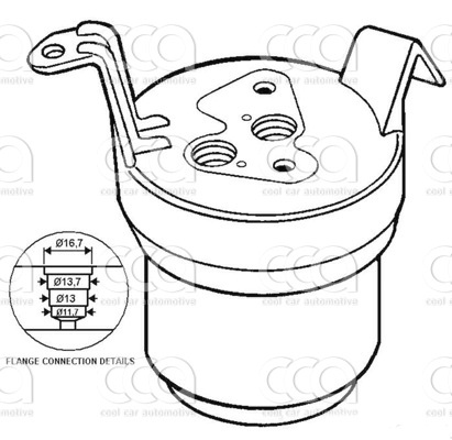 Droger / accumulator Droger BMW E36 / Z3