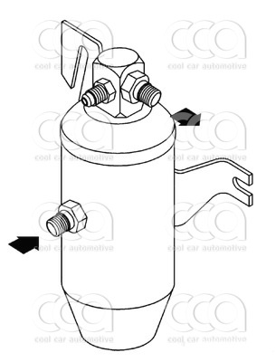 Droger / accumulator Droger Citroen ZX / Xsara 97-99