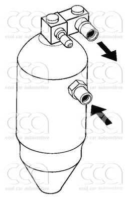 Droger / accumulator Droger Citroen/Fiat/Lancia/806/Expert