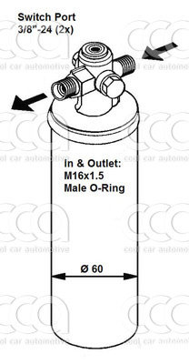 Droger / accumulator Droger Honda Accord