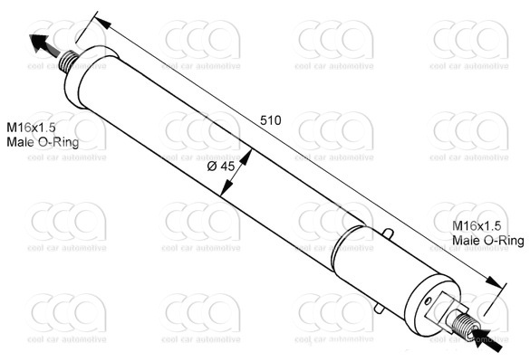Droger / accumulator Droger Jaguar XJ6 / 8/12