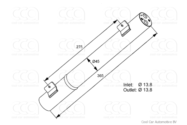 Droger / accumulator Droger MB A/B Klasse (W169/W245) 07-