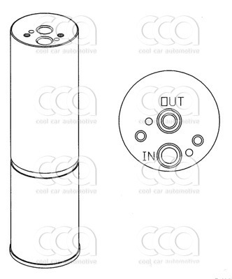 Droger / accumulator Droger Mercedes W220