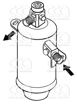 Droger / accumulator Droger Mercedes W126
