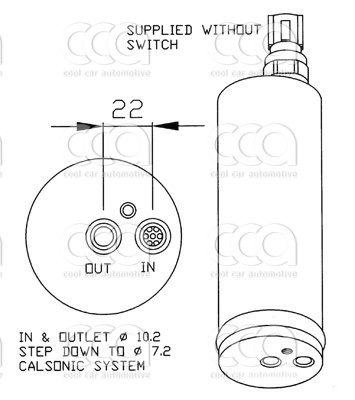 Droger / accumulator Droger Nissan Almera Tino