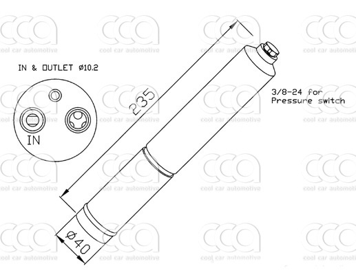 Droger / accumulator Droger Nissan Almera (N16)