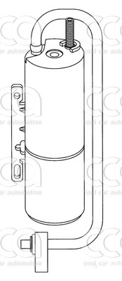 Droger / accumulator Droger Opel Signum/Vectra C ESS 02-