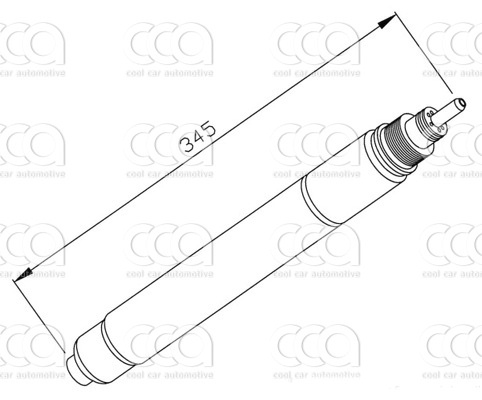 Droger / accumulator Droger PSA Picasso / C5 / 307 / Xsara