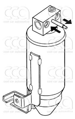 Droger / accumulator Droger Peugeot 106 II