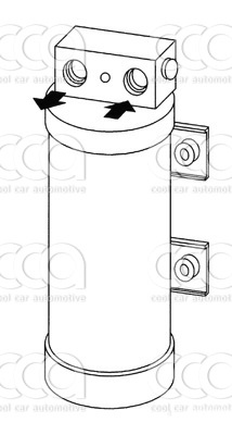 Droger / accumulator Droger Renault Clio / Rapid / Express