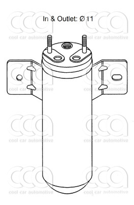 Droger / accumulator Droger Land Rover Freelander