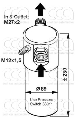 Droger / accumulator Droger Volvo 940/960