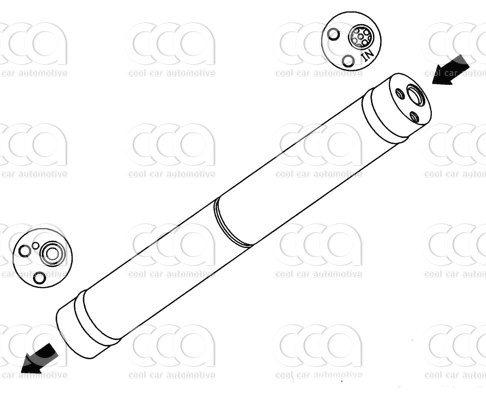 Droger / accumulator Droger Seat Arosa / VW Lupo