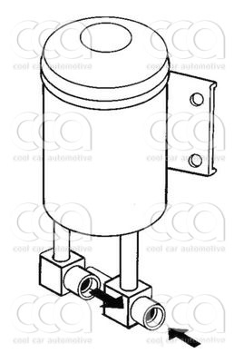 Droger / accumulator Droger Seat Toledo/Corrado/Golf II/Jetta