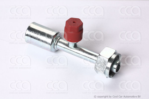 Fittingen / Compr. fittingen - adapters Fitting rotalock 0 gr 8 staal + R134a